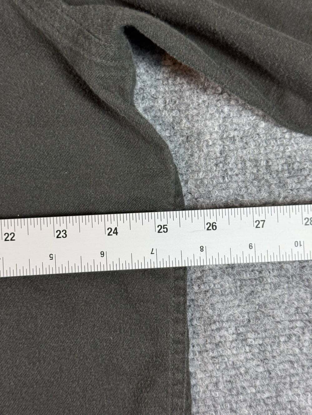 Filson Patch Cotton Solid Western Button Up Shirt Long Sleeve Pockets XXL Gray - Picture 4 of 8